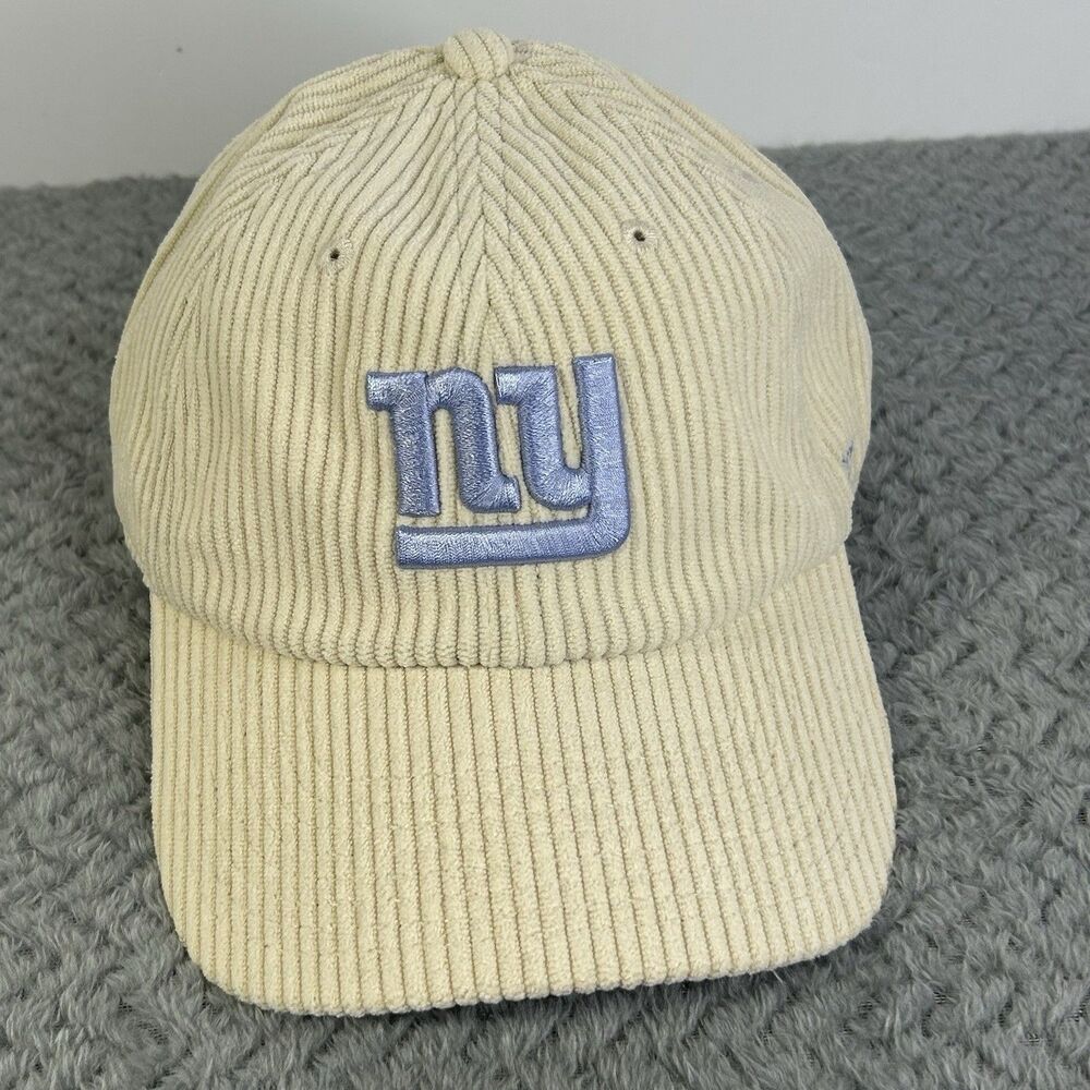New York Giants '47 Brand Women's Mellow Clean Up Corduroy Relaxed Hat Cap NEW